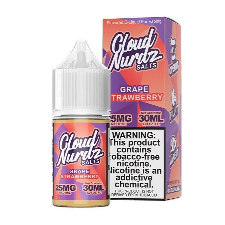 Cloud Nurdz EJuice 30ML Grape Strawberry 25MG