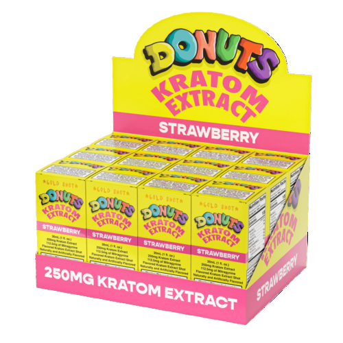 Donuts Kratom Gold Shot Variety Pack 12CT