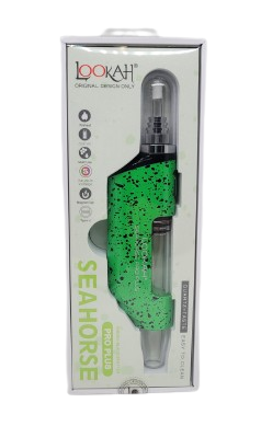 Lookah Seahorse Pro Plus Green-Black Splatter