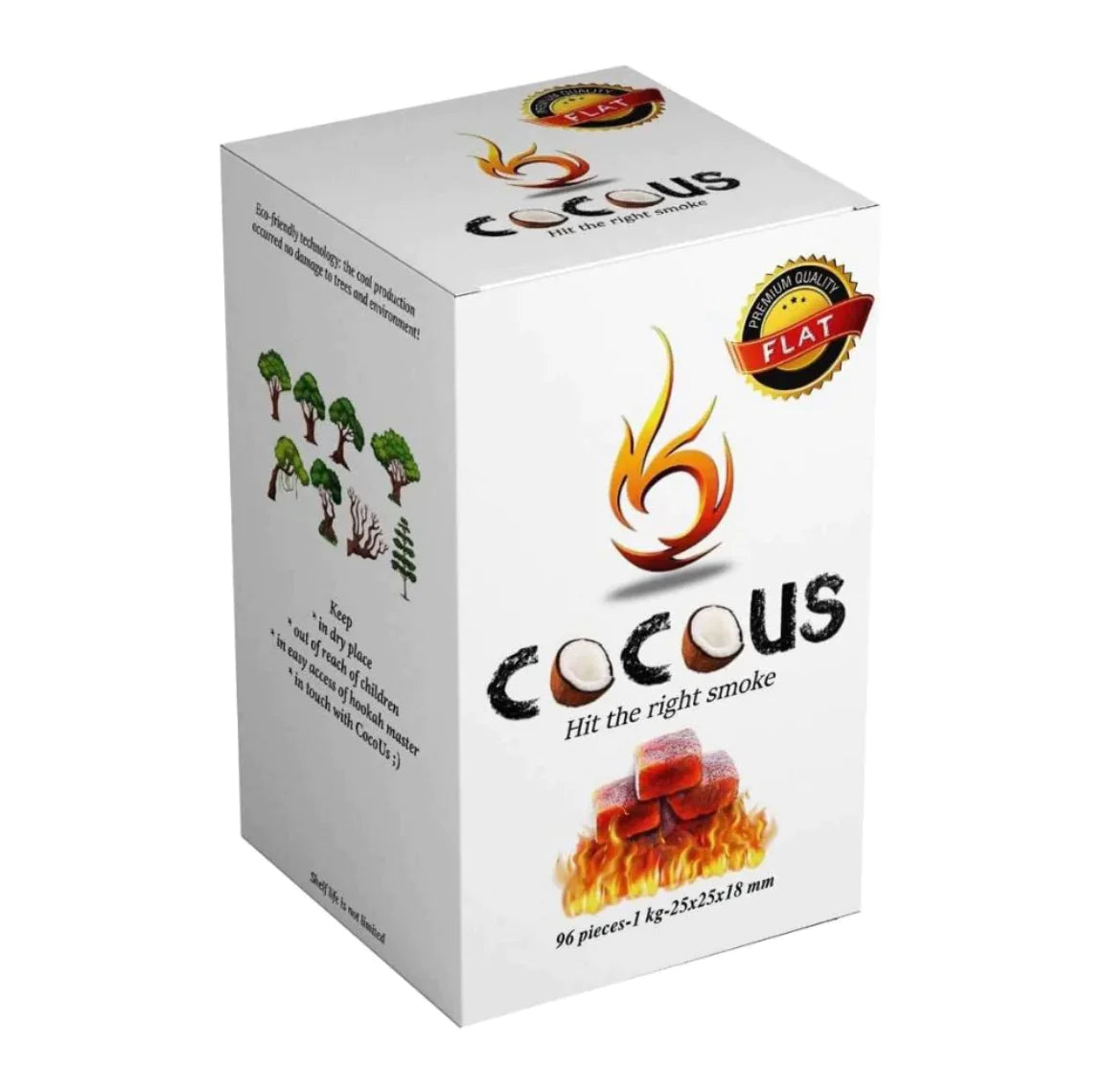 Cocous Coals Flat 96CT