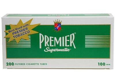 Premier Tubes 200 Count Menthol 5 Count Pack