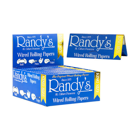 Randy's Wired Rolling Papers 24 Count / 25 Count Box