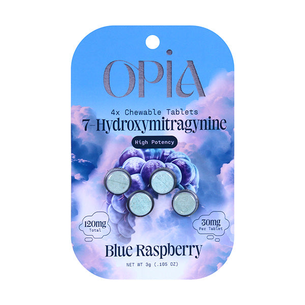 OPiA 7-Hydroxymitragynine 30mg High Potency Chewable Tablets 4ct