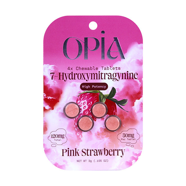 OPiA 7-Hydroxymitragynine 30mg High Potency Chewable Tablets 4ct