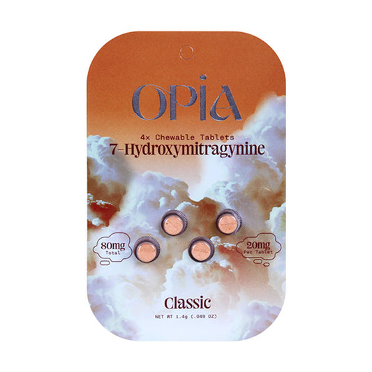 OPiA 7-Hydroxymitragynine 20mg Chewable Tablets 4ct