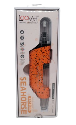Lookah Seahorse Pro Plus Orange-Black Splatter
