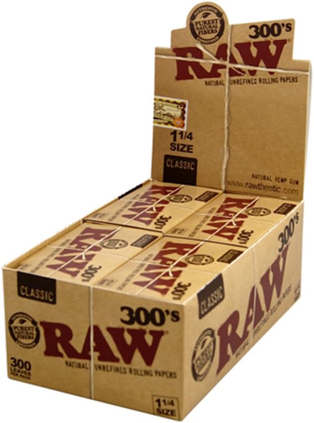 Raw Papers 1 1/4 Classic 300's 40CT