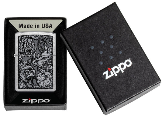 Zippo Lighter Jungle Design