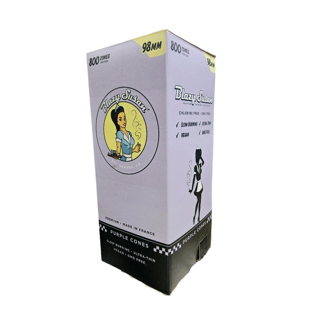 Elevate Your Smoking Experience with Blazy Susan Cones 98MM Bulk 800CT in Oklahoma