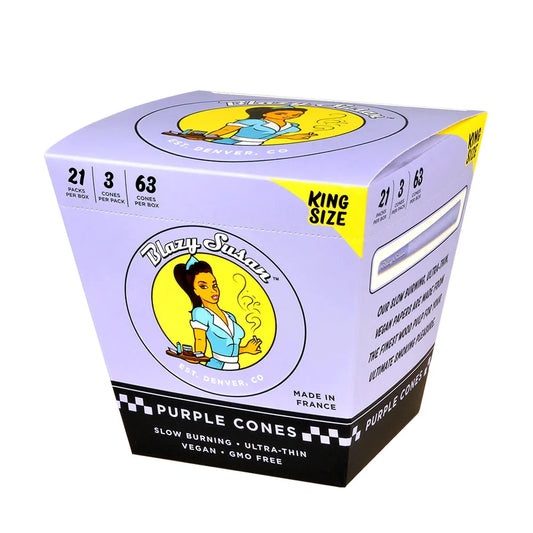 Blazy Susan Cones King Purple 3CT and 21CT: Elevate Your Smoking Experience in Oklahoma