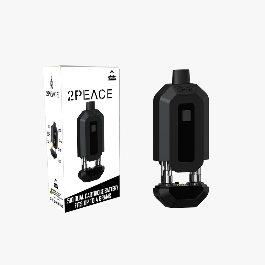 Everything You Need to Know About Oklahoma's Incognito 2Peace 510 Dual Vape Cart Battery