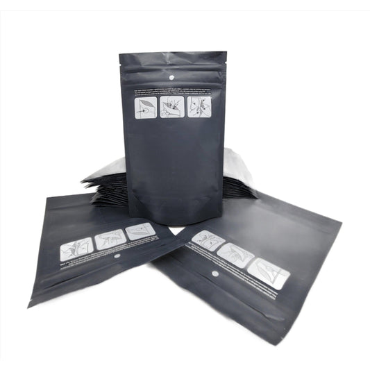 Transform Your Oklahoma Business with Premium Mylar Bag 1/2OZ Opaque Black Double Zipper Solutions