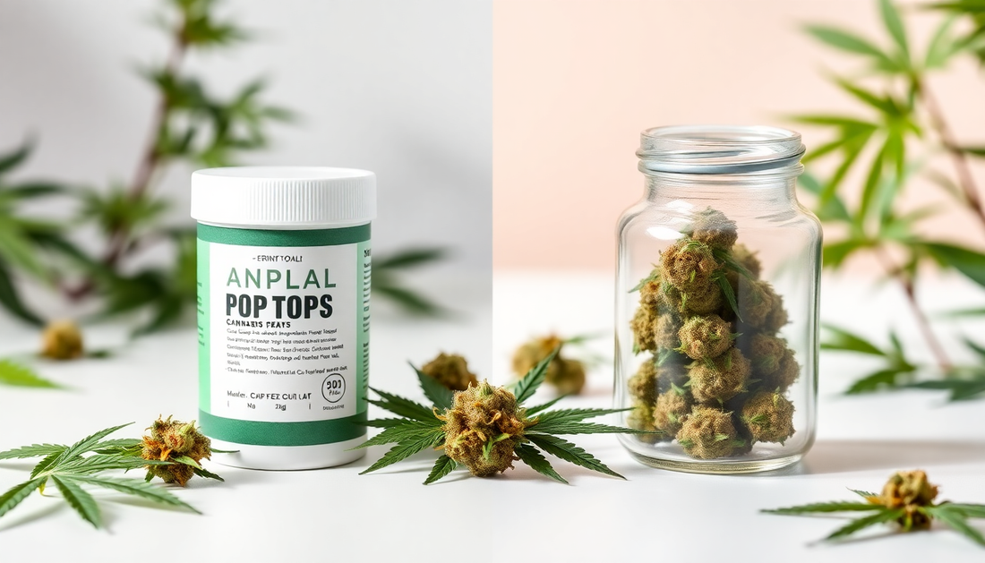 Pop Tops vs. Glass Jars: Choosing the Best Cannabis Packaging