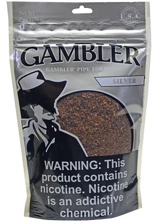 Gambler Tobacco 6OZ M Silver