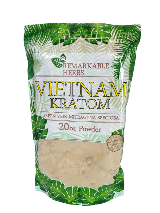 Remarkable Herbs Kratom Powder 20OZ Vietnam