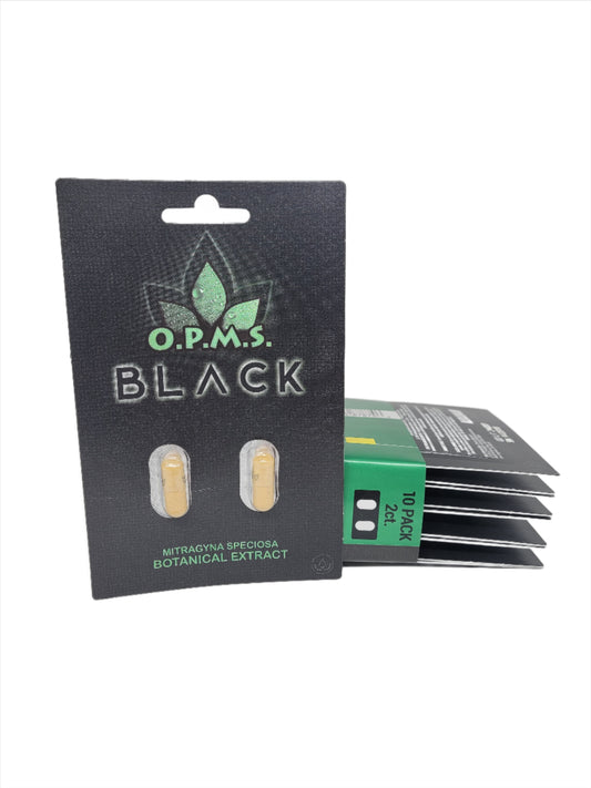 OPMS Kratom Caps 2CT Black 10CT / 1CT