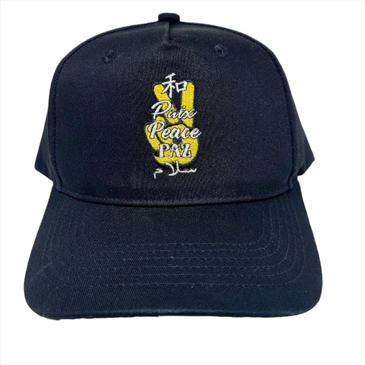 Hat Peace Sign Snapback Cap