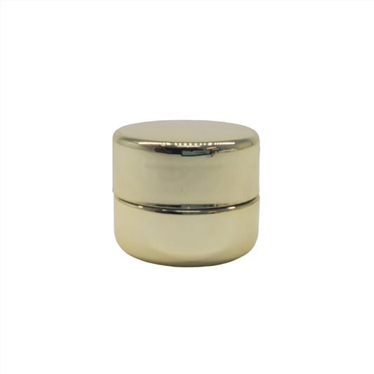 Jar 5ML Round UV Gold Chrome 480ct Case