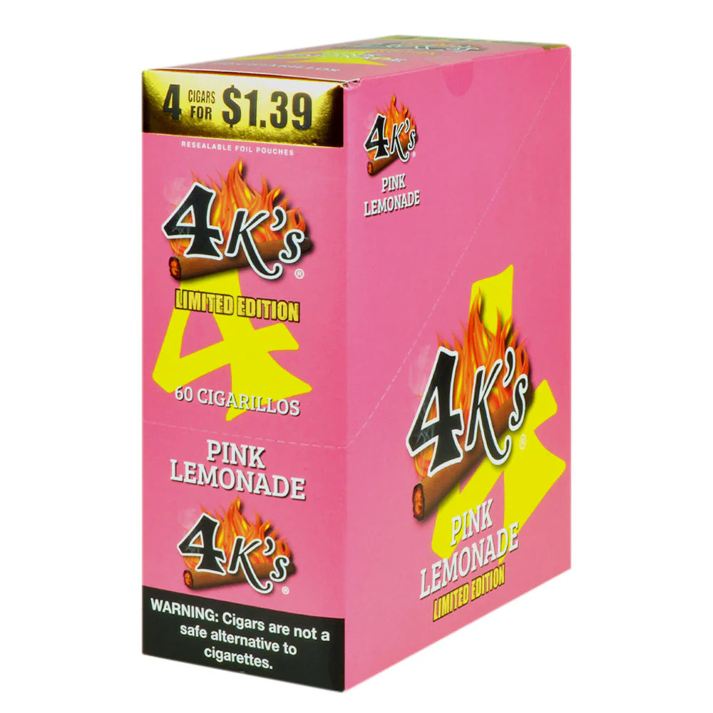 4K's Cigarillos 4CT Box - Assorted Flavors 15CT