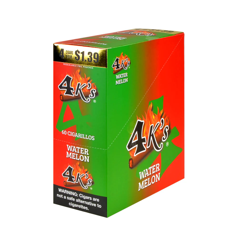 4K's Cigarillos 4CT Box - Assorted Flavors 15CT