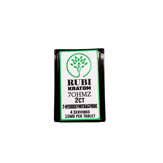 Rubi Kratom 7-Hydroxy Chewable Tablets 30mg 3CT