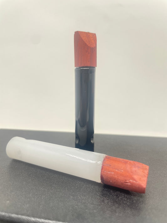 Chillum 3" Glass Color w/ Wood Tip
