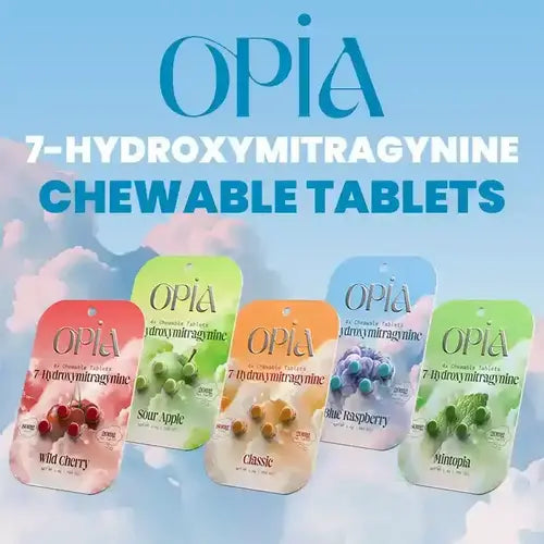 OPiA 7-Hydroxymitragynine 20mg Chewable Tablets 4ct