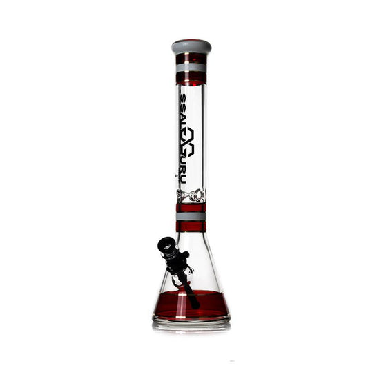 Glass Guru Waterpipe 18" Striped Design