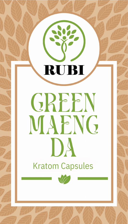 Rubi Kratom Capsules Green Maeng Da