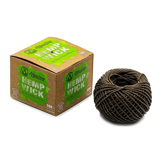 Afghan Hemp Wick 100FT