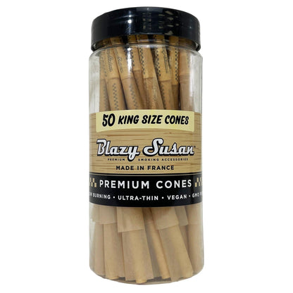 Blazy Susan Cones 50CT King Size Unbleached 1CT