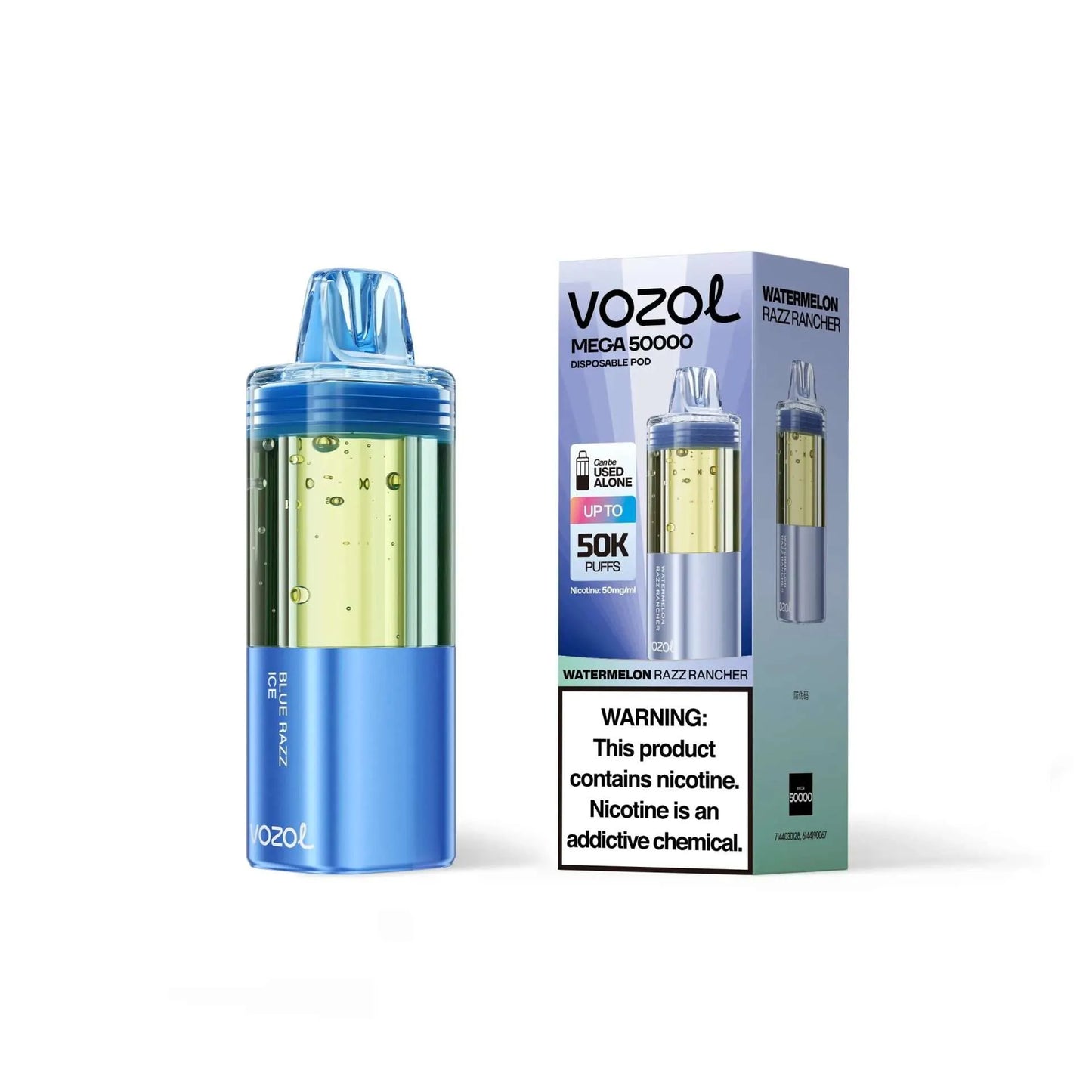 Vozol Mega 50k Disposable Vape Pod 10ct Box