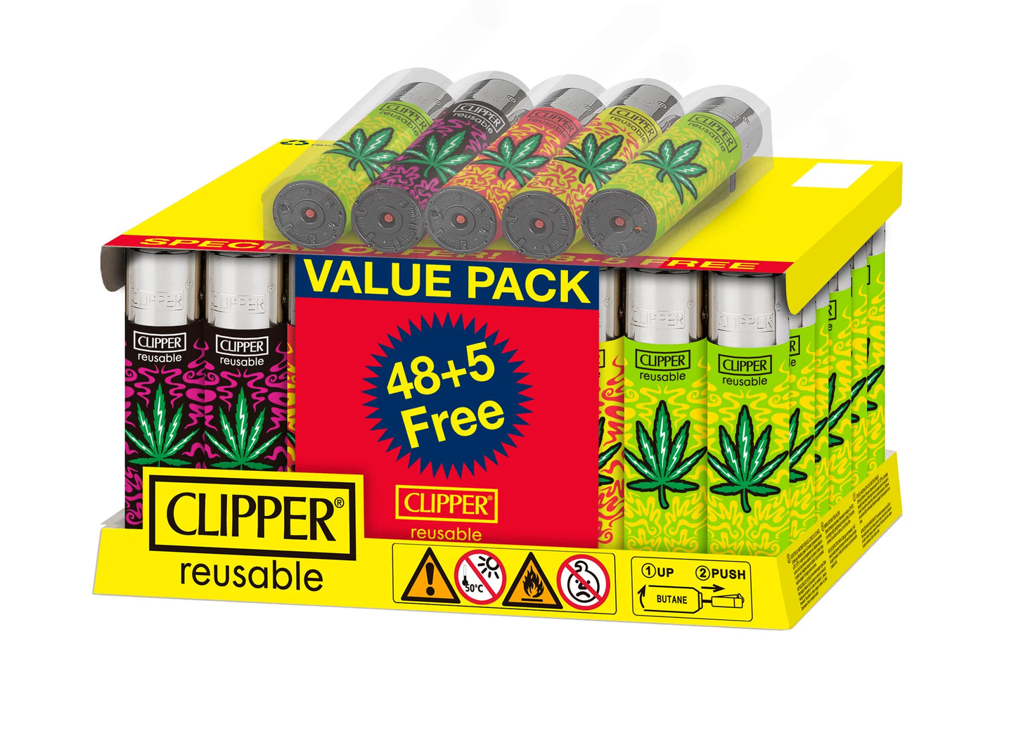 CLIPPERS Lighters Renzo Leaves 48CT