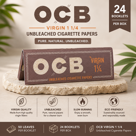 OCB Papers 1 1/4 Virgin 24CT