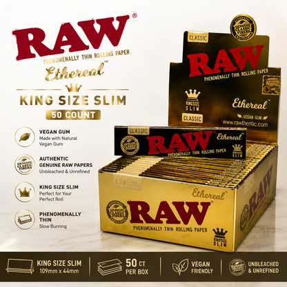 Raw Papers King Slim Ethereal 50CT