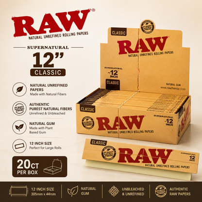 Raw Papers 12" Supernatural Classic 20ct