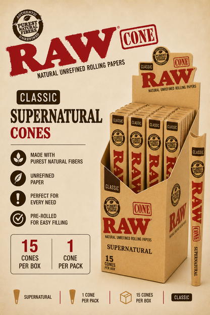 Raw Cones Supernatural Classic 15CT