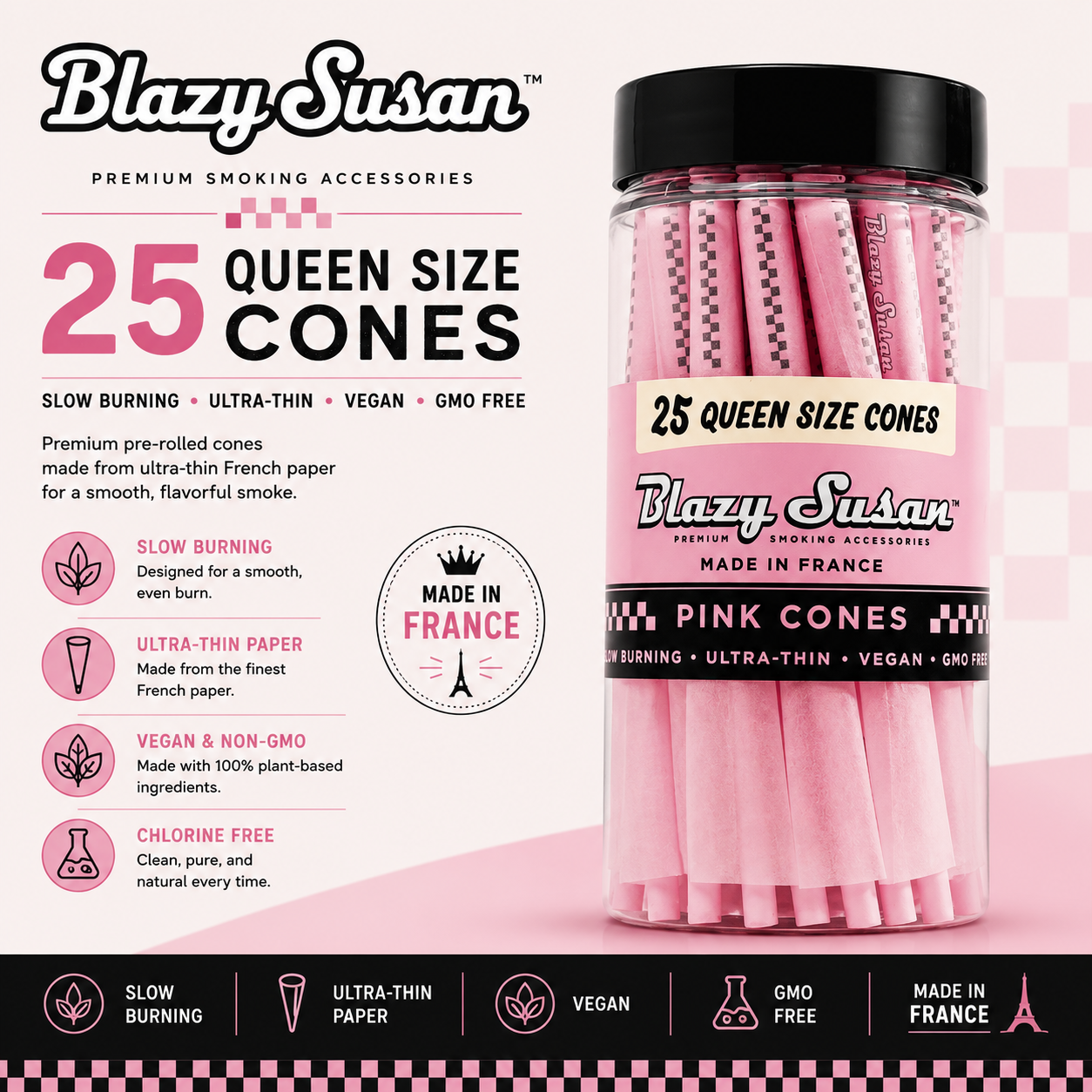 Blazy Susan Cones Queen Size 25ct