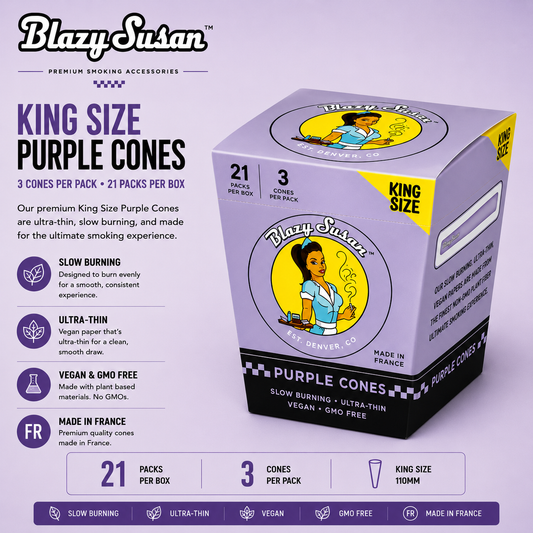 Blazy Susan Cones King Purple 3CT / 21CT