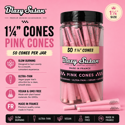 Blazy Susan Cones 50CT 1 1/4 Pink 1CT Pack
