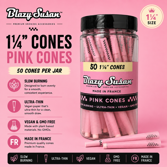 Blazy Susan Cones 50CT 1 1/4 Pink 1CT Pack