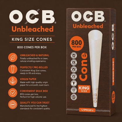 OCB Cones King 800CT Bulk