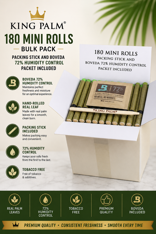 King Palm Cones Mini Bulk 180CT