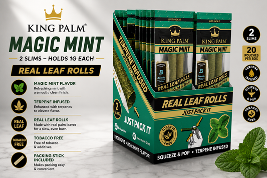 King Palm Cones Slim 2CT Magic Mint 20CT
