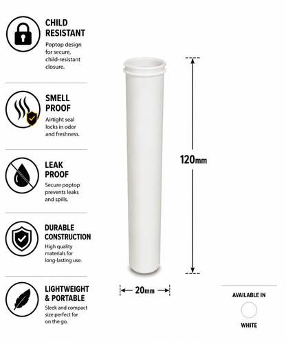 J-Tube 120MM Reversible Solid 600CT