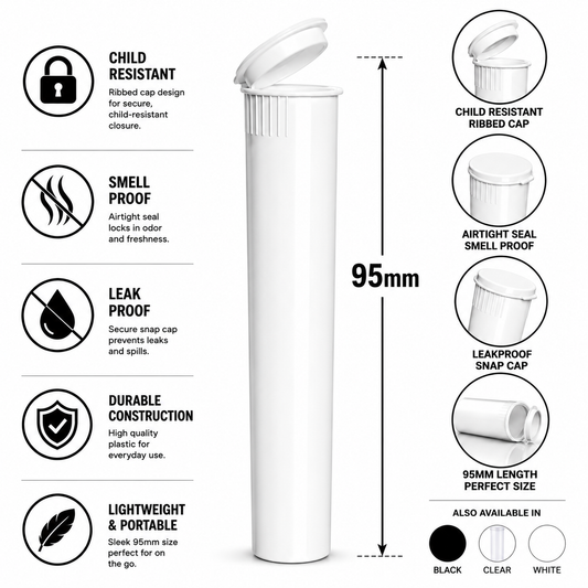 J-Tube 95MM Solid 1000CT