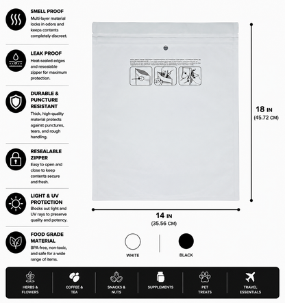 Mylar Bag 1lb 50CT