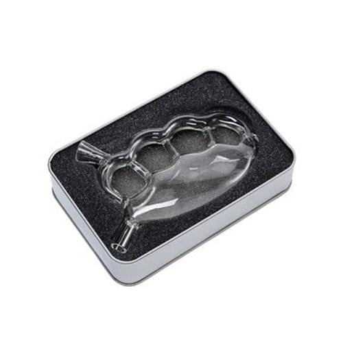 Cig Holder 5.5" Glass Knuckles Bubbler Box