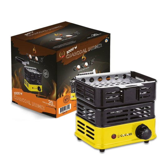 Cocous Yellow Coal Burner Party Size