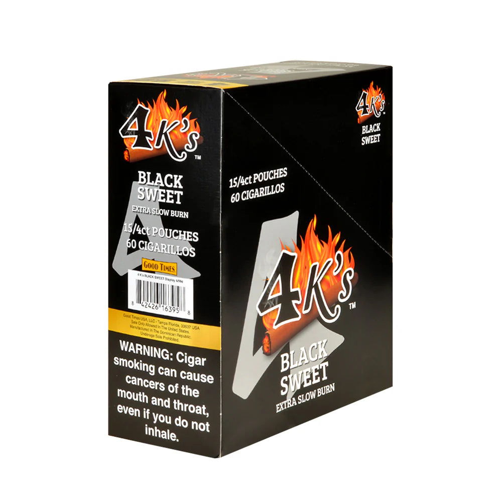 4K's Cigarillos 4CT Box - Assorted Flavors 15CT